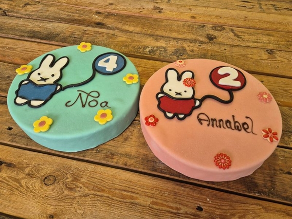 Nijntje Marsepeintaart 10-12 pers